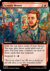 Ecstatic Beauty (Extended Art) (Surge Foil), Universes Beyond: Doctor Who