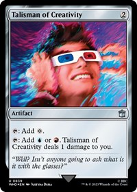 Talisman of Creativity (Surge Foil), Universes Beyond: Doctor Who