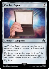 Psychic Paper (Surge Foil), Universes Beyond: Doctor Who
