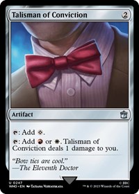Talisman of Conviction, Universes Beyond: Doctor Who