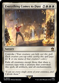 Everything Comes to Dust (Surge Foil), Universes Beyond: Doctor Who