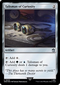 Talisman of Curiosity (Surge Foil), Universes Beyond: Doctor Who