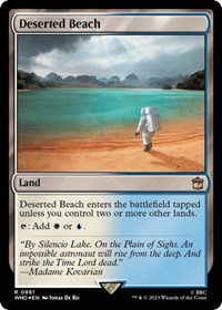 Deserted Beach (Surge Foil), Universes Beyond: Doctor Who