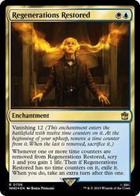 Regenerations Restored (Surge Foil), Universes Beyond: Doctor Who