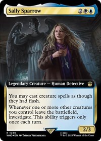 Sally Sparrow (Extended Art) (Surge Foil), Universes Beyond: Doctor Who