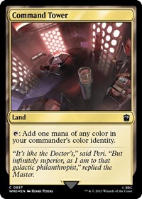 Command Tower (0857) (Surge Foil), Universes Beyond: Doctor Who
