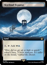 Skycloud Expanse (Extended Art) (Surge Foil), Universes Beyond: Doctor Who