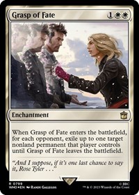 Grasp of Fate (Surge Foil), Universes Beyond: Doctor Who