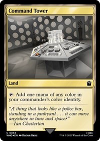 Command Tower (0854) (Surge Foil), Universes Beyond: Doctor Who