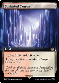 Sunbaked Canyon (Extended Art), Universes Beyond: Doctor Who