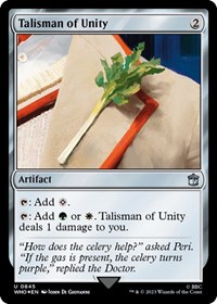 Talisman of Unity (Surge Foil), Universes Beyond: Doctor Who