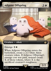 Adipose Offspring (Extended Art) (Surge Foil), Universes Beyond: Doctor Who