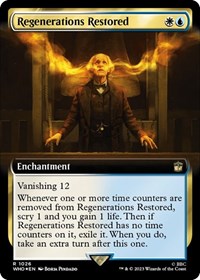 Regenerations Restored (Extended Art) (Surge Foil), Universes Beyond: Doctor Who