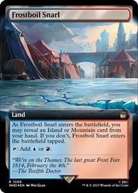 Frostboil Snarl (Extended Art) (Surge Foil), Universes Beyond: Doctor Who