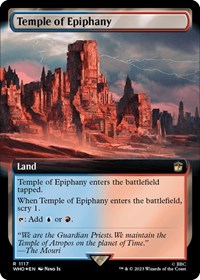 Temple of Epiphany (Extended Art) (Surge Foil), Universes Beyond: Doctor Who
