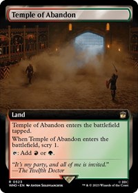 Temple of Abandon (Extended Art), Universes Beyond: Doctor Who