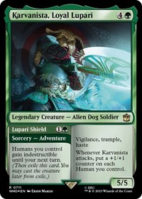 Karvanista, Loyal Lupari (Surge Foil), Universes Beyond: Doctor Who