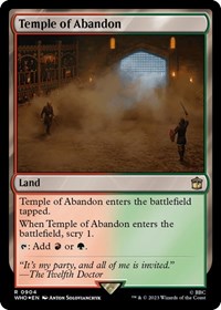 Temple of Abandon (Surge Foil), Universes Beyond: Doctor Who