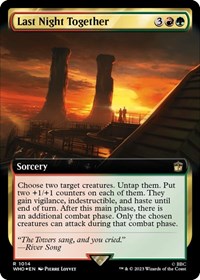Last Night Together (Extended Art) (Surge Foil), Universes Beyond: Doctor Who