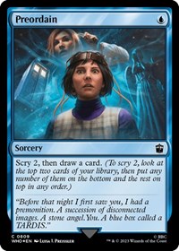 Preordain (Surge Foil), Universes Beyond: Doctor Who