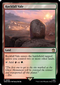 Rockfall Vale (Surge Foil), Universes Beyond: Doctor Who