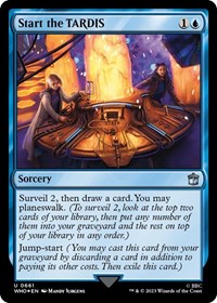 Start the TARDIS (Surge Foil), Universes Beyond: Doctor Who