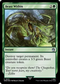 Beast Within (Surge Foil), Universes Beyond: Doctor Who