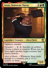 Strax, Sontaran Nurse (Surge Foil), Universes Beyond: Doctor Who