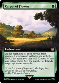 Carpet of Flowers (Extended Art) (Surge Foil), Universes Beyond: Doctor Who