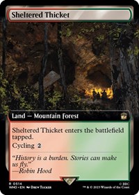 Sheltered Thicket (Extended Art), Universes Beyond: Doctor Who