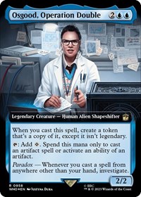 Osgood, Operation Double (Extended Art) (Surge Foil), Universes Beyond: Doctor Who