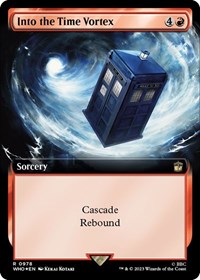 Into the Time Vortex (Extended Art) (Surge Foil), Universes Beyond: Doctor Who