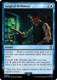 Surge of Brilliance (Surge Foil), Universes Beyond: Doctor Who