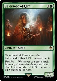 Sisterhood of Karn (Surge Foil), Universes Beyond: Doctor Who