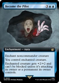 Become the Pilot (Extended Art) (Surge Foil), Universes Beyond: Doctor Who