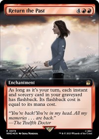 Return the Past (Extended Art) (Surge Foil), Universes Beyond: Doctor Who