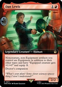 Dan Lewis (Extended Art) (Surge Foil), Universes Beyond: Doctor Who