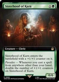 Sisterhood of Karn (Extended Art) (Surge Foil), Universes Beyond: Doctor Who