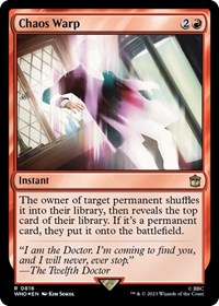 Chaos Warp (Surge Foil), Universes Beyond: Doctor Who