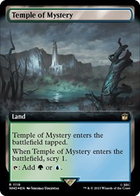 Temple of Mystery (Extended Art) (Surge Foil), Universes Beyond: Doctor Who