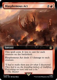 Blasphemous Act (Extended Art), Universes Beyond: Doctor Who