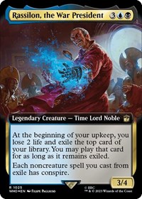 Rassilon, the War President (Extended Art) (Surge Foil), Universes Beyond: Doctor Who
