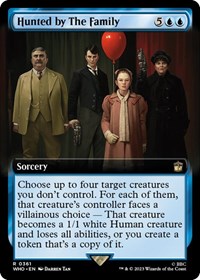Hunted by The Family (Extended Art), Universes Beyond: Doctor Who