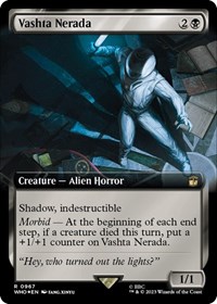 Vashta Nerada (Extended Art) (Surge Foil), Universes Beyond: Doctor Who