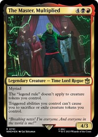 The Master, Multiplied (Surge Foil), Universes Beyond: Doctor Who