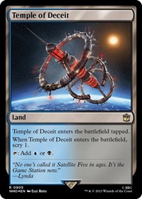 Temple of Deceit (Surge Foil), Universes Beyond: Doctor Who