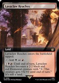 Lavaclaw Reaches (Extended Art) (Surge Foil), Universes Beyond: Doctor Who