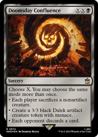 Doomsday Confluence (Surge Foil), Universes Beyond: Doctor Who