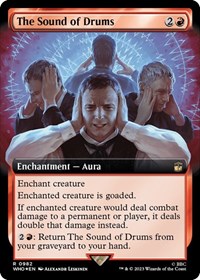 The Sound of Drums (Extended Art) (Surge Foil), Universes Beyond: Doctor Who