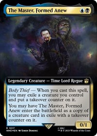 The Master, Formed Anew (Extended Art) (Surge Foil), Universes Beyond: Doctor Who